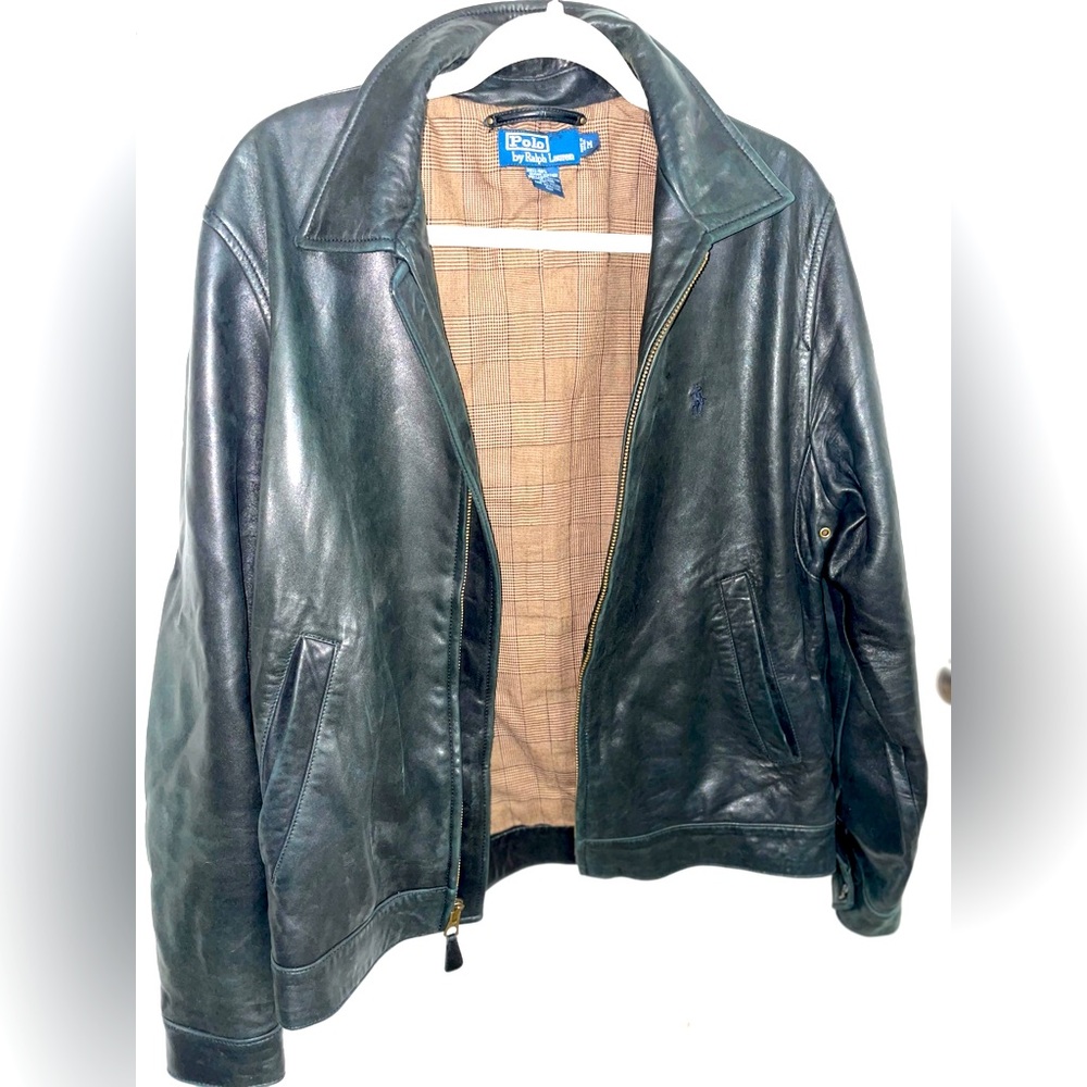 Polo by Ralph Lauren Mens leather jacket